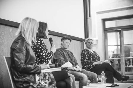 Me at Women Who Built Bristol event March 2018